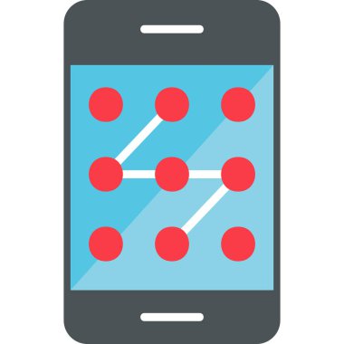 graphic art illustration of Mobile Pattern Lock