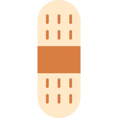 Bandaj. Web simgesi basit illüstrasyon