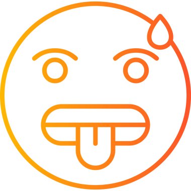 Sıcak modern simge, vektör illüstrasyonu