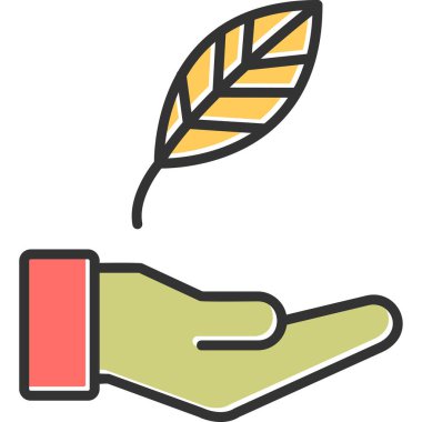 Çevre dostu modern simge, vektör illüstrasyonu