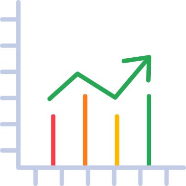 Büyüme simgesi, modern tasarım illüstrasyonu
