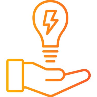 energy idea. vector illustration