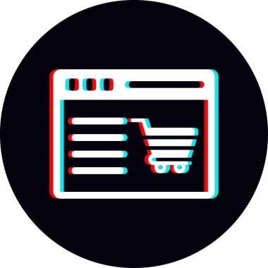 vector illustration of abstract website