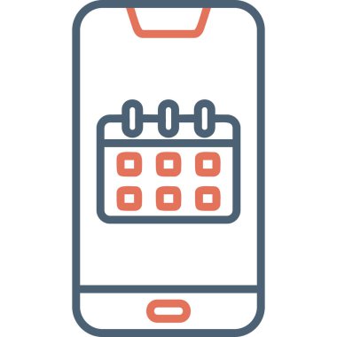 Smartphone Simgesi, vektör illüstrasyonu