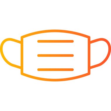 Tıbbi maske. Basit tasarım