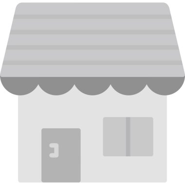 Dükkan. Web simgesi basit illüstrasyon