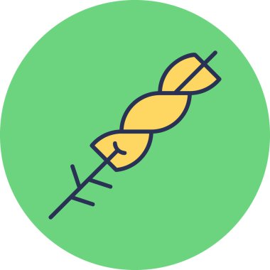 Şekerlemeler. Web simgesi vektör illüstrasyonu