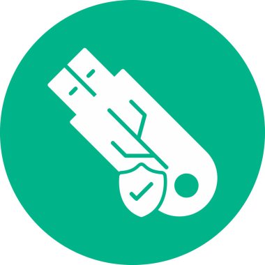 usb flash disk vektör illüstrasyonu