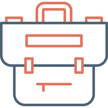 Portföy. Web simgesi basit illüstrasyon