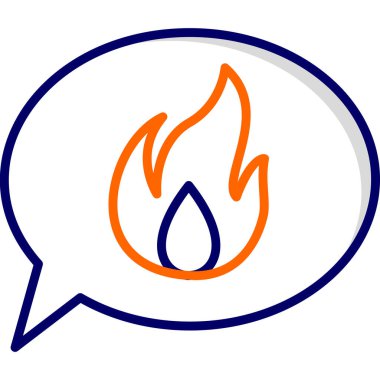 ileti ikonu vektör illüstrasyonu