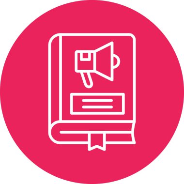 Soyut simge vektör illüstrasyonu pazarlanıyor