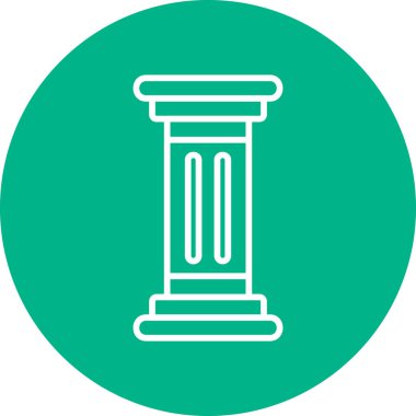 sütun simgesinin vektör çizimi 