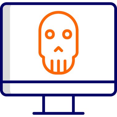 Ölü Ekran Vektör simgesi işareti