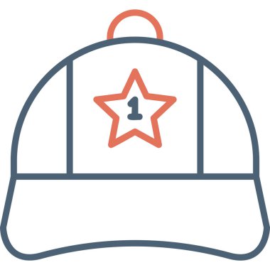 Cap web simgesi basit illüstrasyon