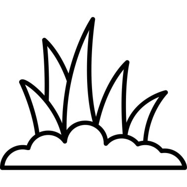 Grass. web icon vector illustration