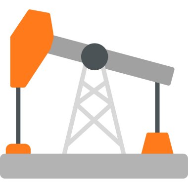 Petrol pompası modern ikon vektör çizimi