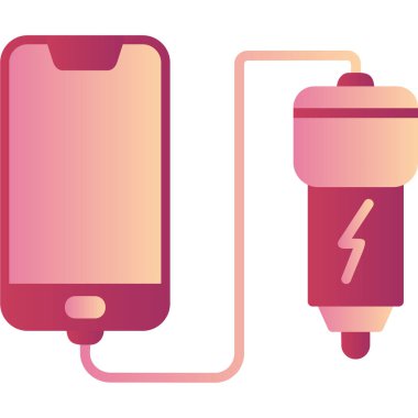 Telefon simgesinin vektör illüstrasyonu