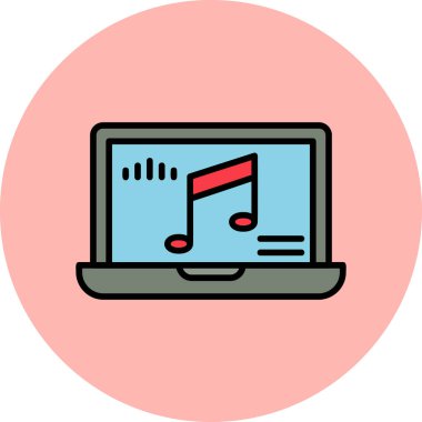 Bilgisayar. Web simgesi basit illüstrasyon