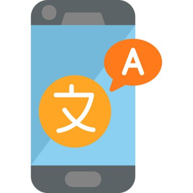 Online Translate modern vector icon illustration