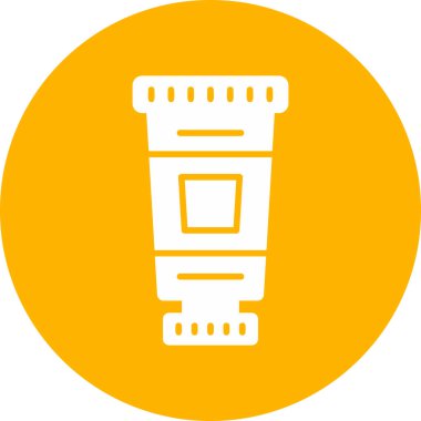 Yağlı boya modern simge, vektör illüstrasyonu