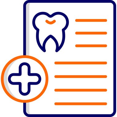 Reçete modern simge, vektör illüstrasyonu