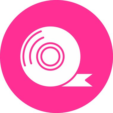 Yapıştırıcı bant modern simge, vektör illüstrasyonu