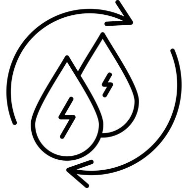 Water Energy, Drops, Ecology and Nature concept