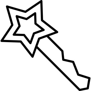 vektör anahtar becerileri simgesi renk arkaplanında izole