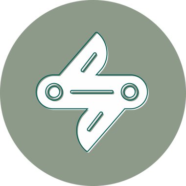 bıçak simgesi vektör illüstrasyonu