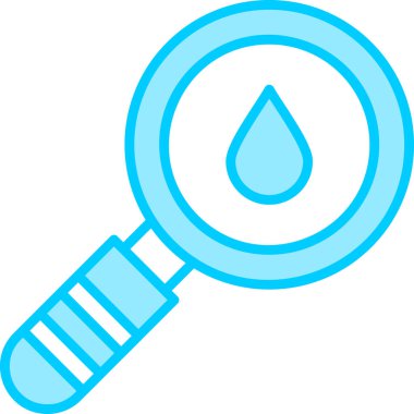 Büyüteç simgesi. vektör illüstrasyonu