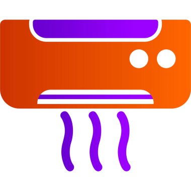 Klima. Web simgesi vektör illüstrasyonu