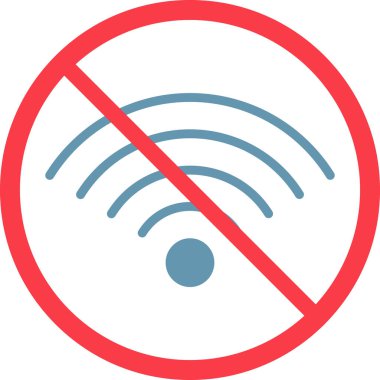 İnternet web simgesi yok basit illüstrasyon