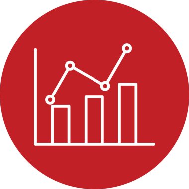 grafik ikonu vektör illüstrasyonu 