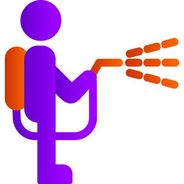 Dezenfekte. Web simgesi basit illüstrasyon