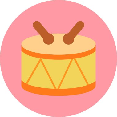 davul. Web simgesi basit tasarım  