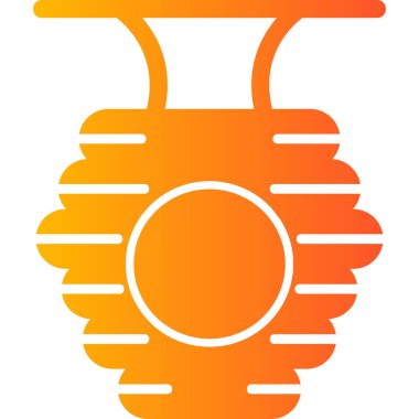 Arı kovanı simgesinin vektör illüstrasyonu