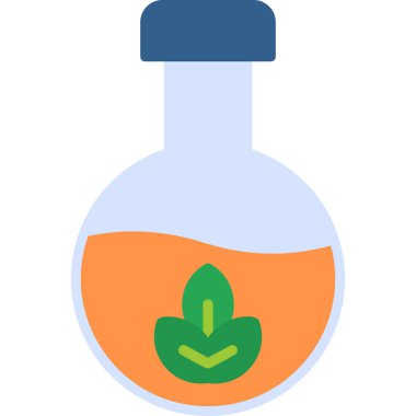 Kimya web simgesi basit illüstrasyon