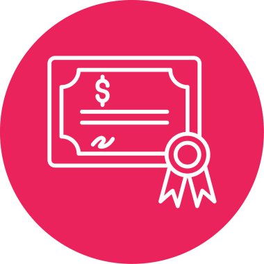 Bond simgesi, modern tasarım illüstrasyonu