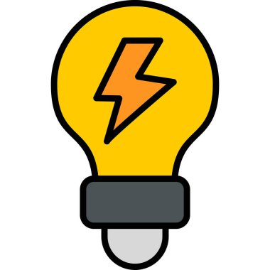 Fikir modern simgesi, vektör illüstrasyonu