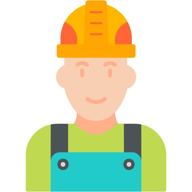 Factory Worker icon modern vector illustration