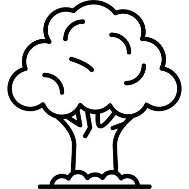 Web için vektör ağacı simgesi