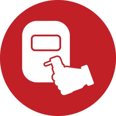 Kaynak simgesinin vektör illüstrasyonu