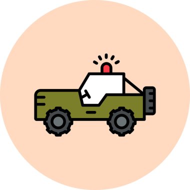 Bir kamyon simgesinin çizimi