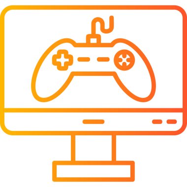 Online oyun simge vektör çizim