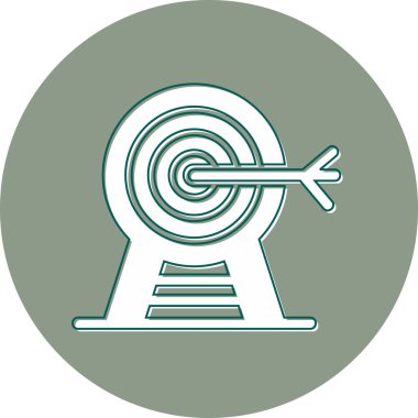 hedef simge vektör illüstrasyonu