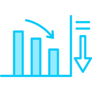 Modern simge ve vektör illüstrasyonunu azalt