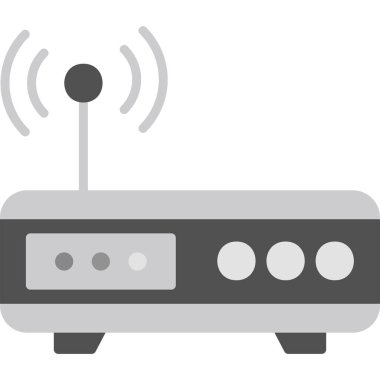 Modem. Web simgesi basit tasarım