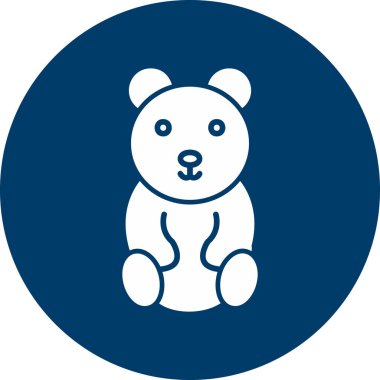 Oyuncak ayı kutsal kişilerin resmi, vektör çizim