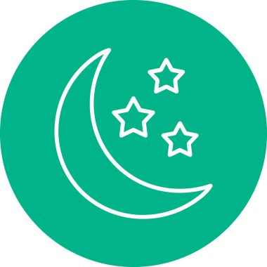 Ayın soyut web renk çizimi  