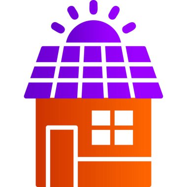 solar energy sign. vector illustration